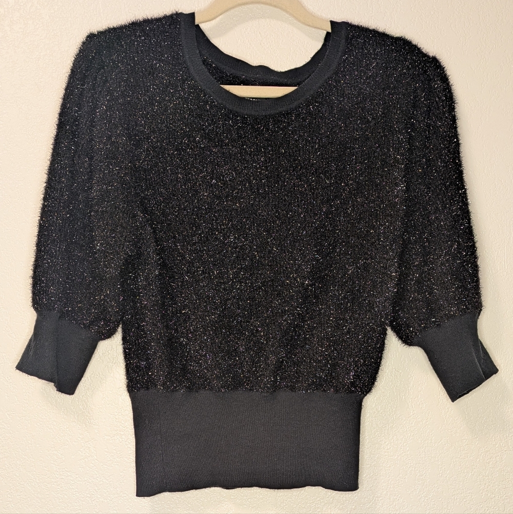 Maeve Anthropologie Pamela Tinsel Shimmer Sweater - Picture 10 of 14